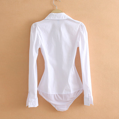 Bodycon Bodysuit Dress Shirt