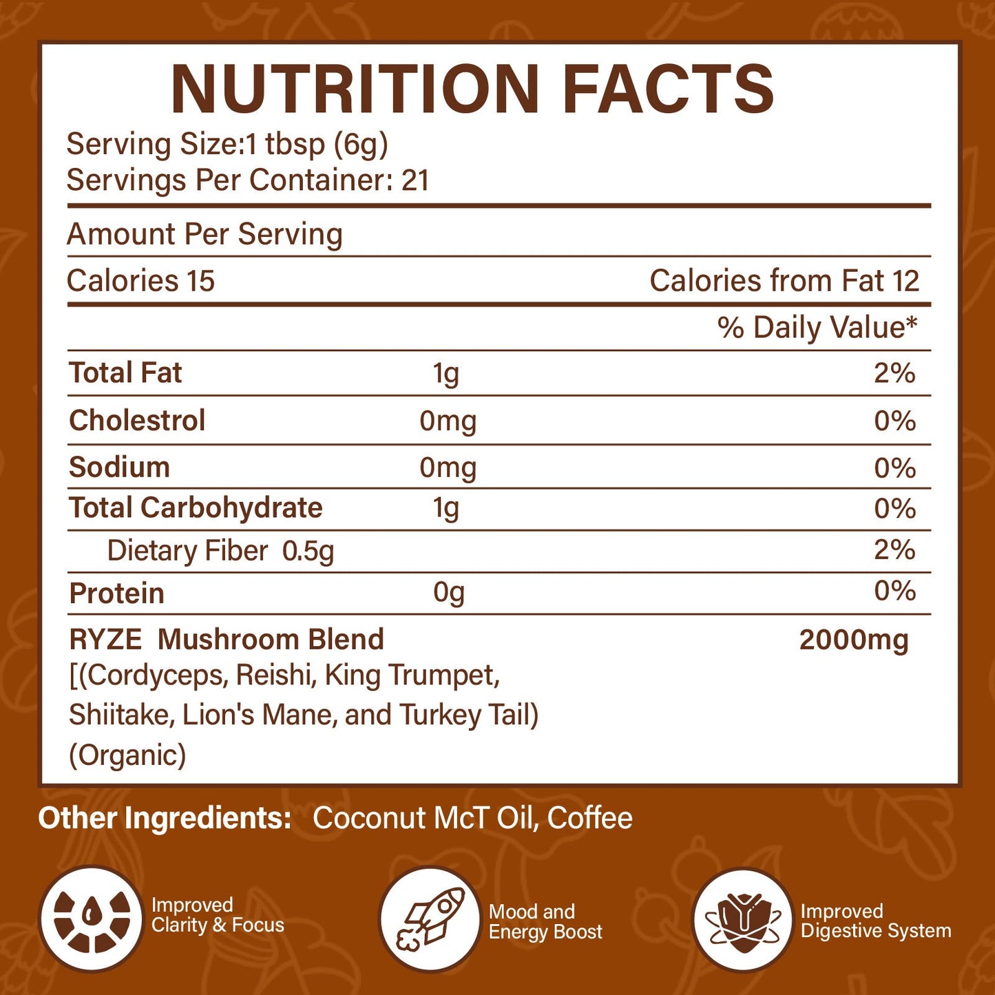 Mushroom Coffee Powder