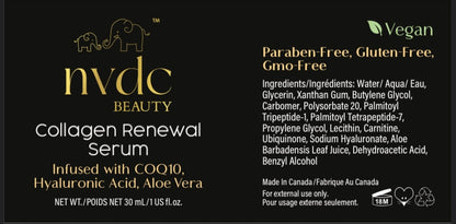 Collagen Face Serum with Tetrapeptide-7 for Anti Aging & Smooth Skin
