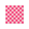 Bonjour Fête - PINK SIGNATURE CHECkER LARGE NAPKINS