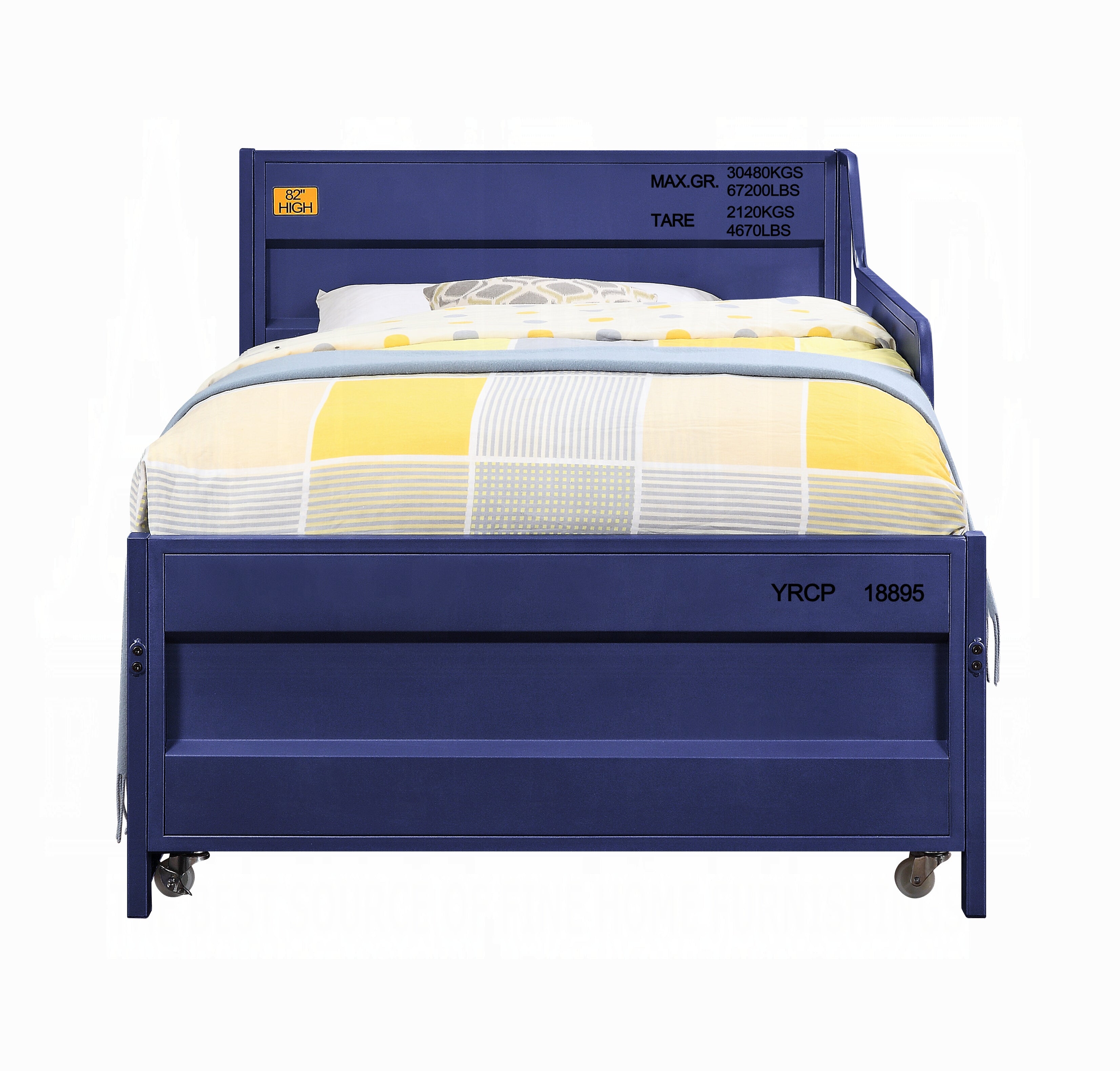 Kamotsu Daybed w/Trundle - Blue