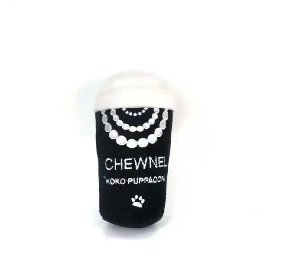 Chewnel Coffee Cup Toy – Plush Dog Toy