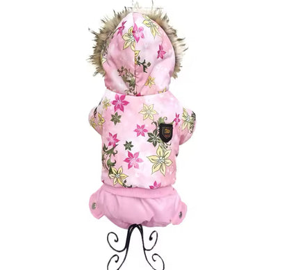 Elora Dog Winter Suit | Dog Jumpsuit for Cold Weather