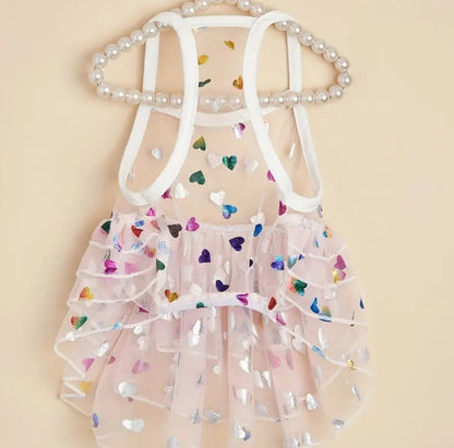 Heart Love Dog Dress | Designer Pet Dress