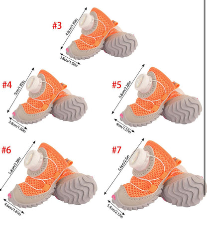 Summer Walking Shoes for Dogs – Lightweight Breathable Dog Shoes