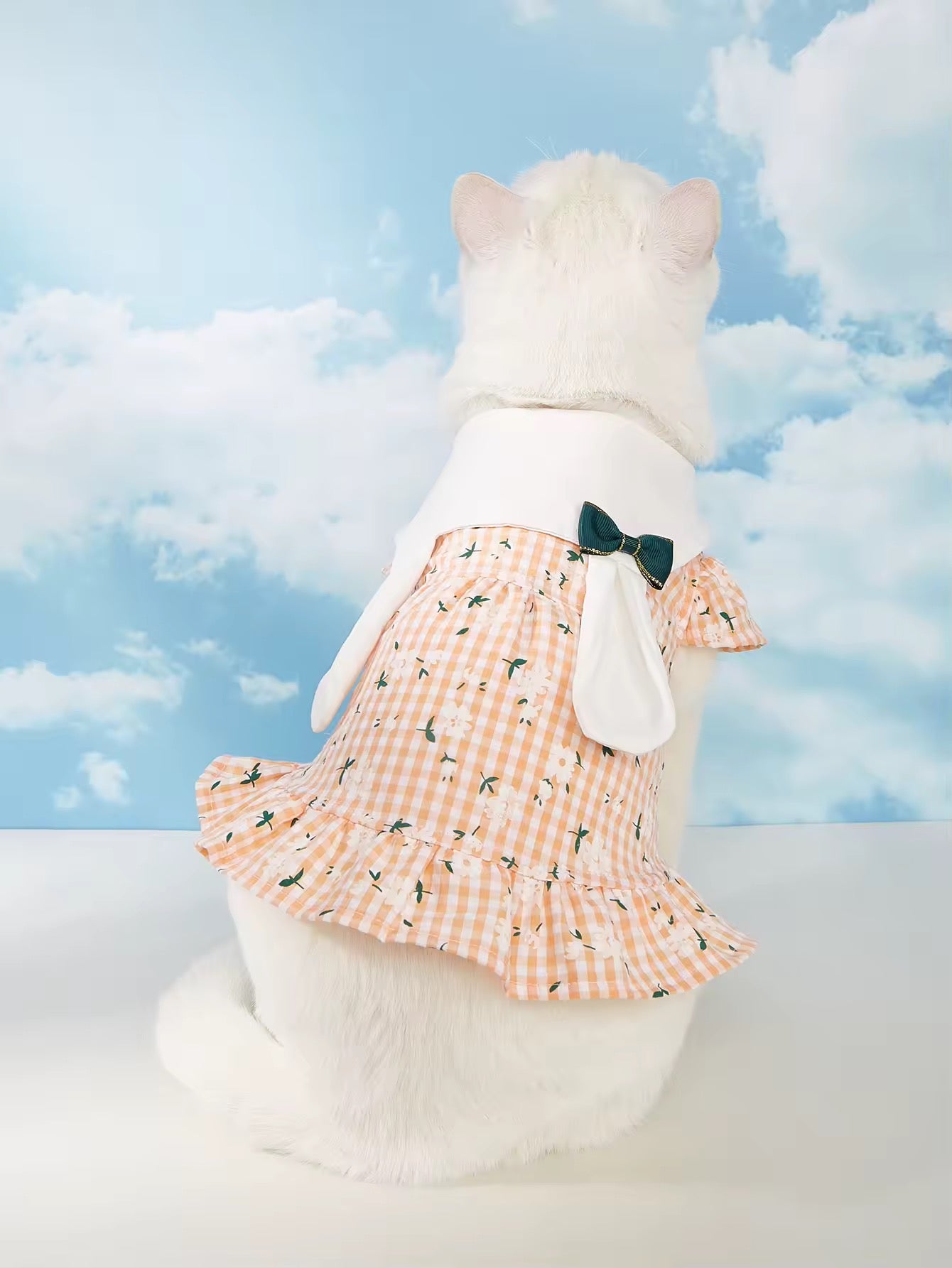 Peach Easter Bunny Dress – Easter Dog Dress