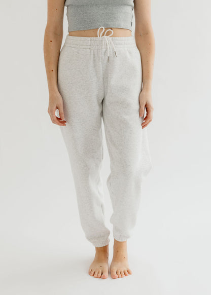 Cloudwear Sweatpants | Heathered White