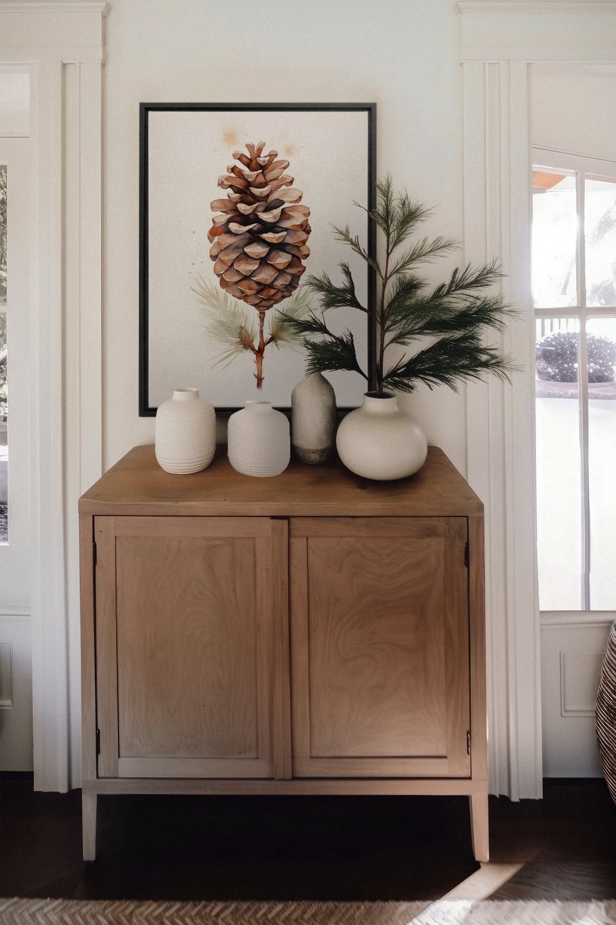 Pine haven, Oeuvre sur toile étirée