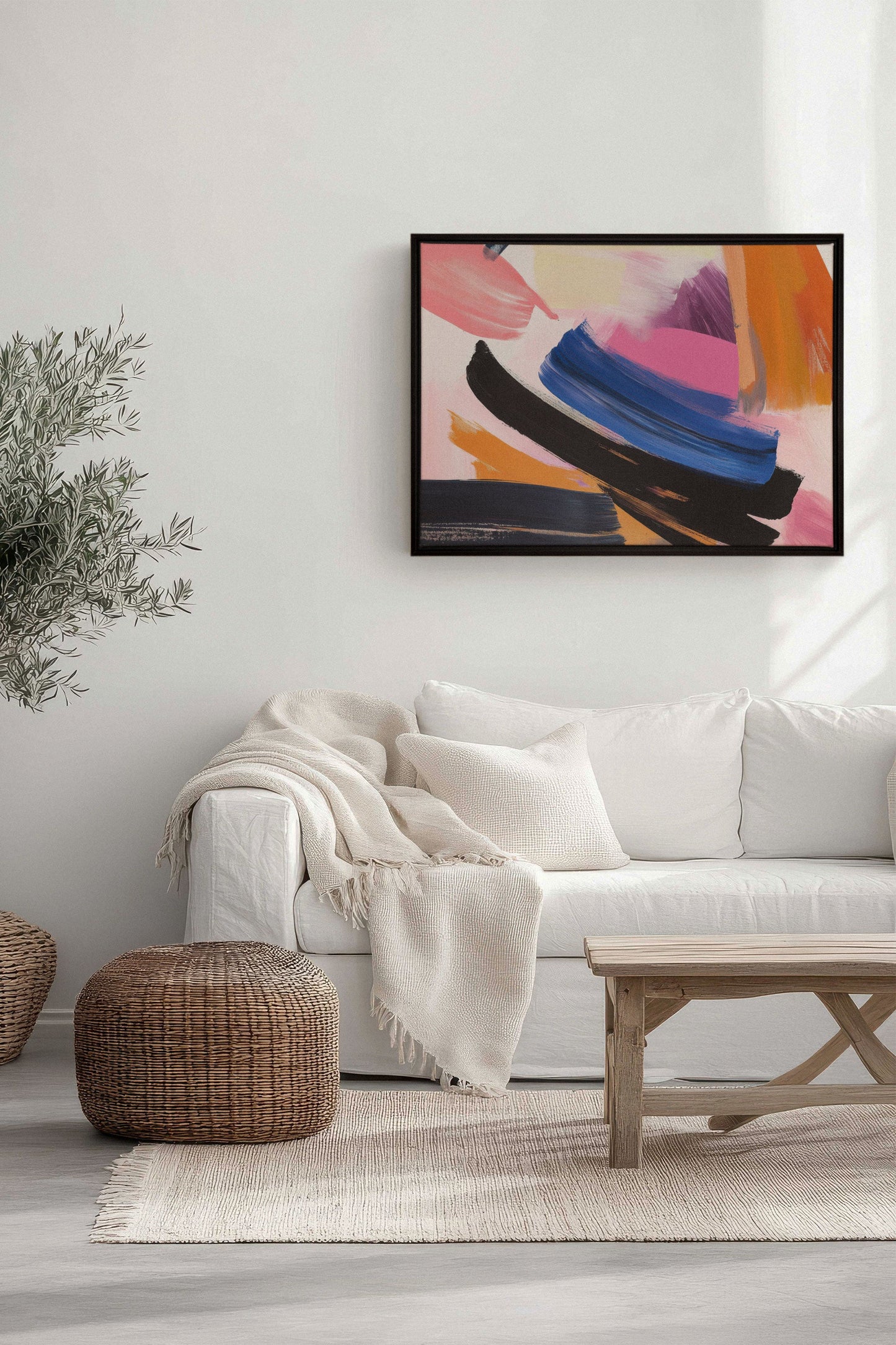 CREATIVE PULSE, Oeuvre sur toile étirée