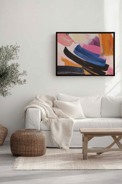 CREATIVE PULSE, Oeuvre sur toile étirée