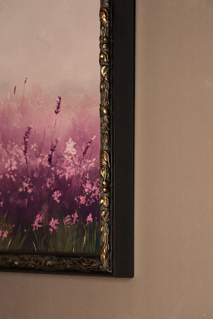 BRISE DE LAVANDE, CADRE VINTAGE BRONZE