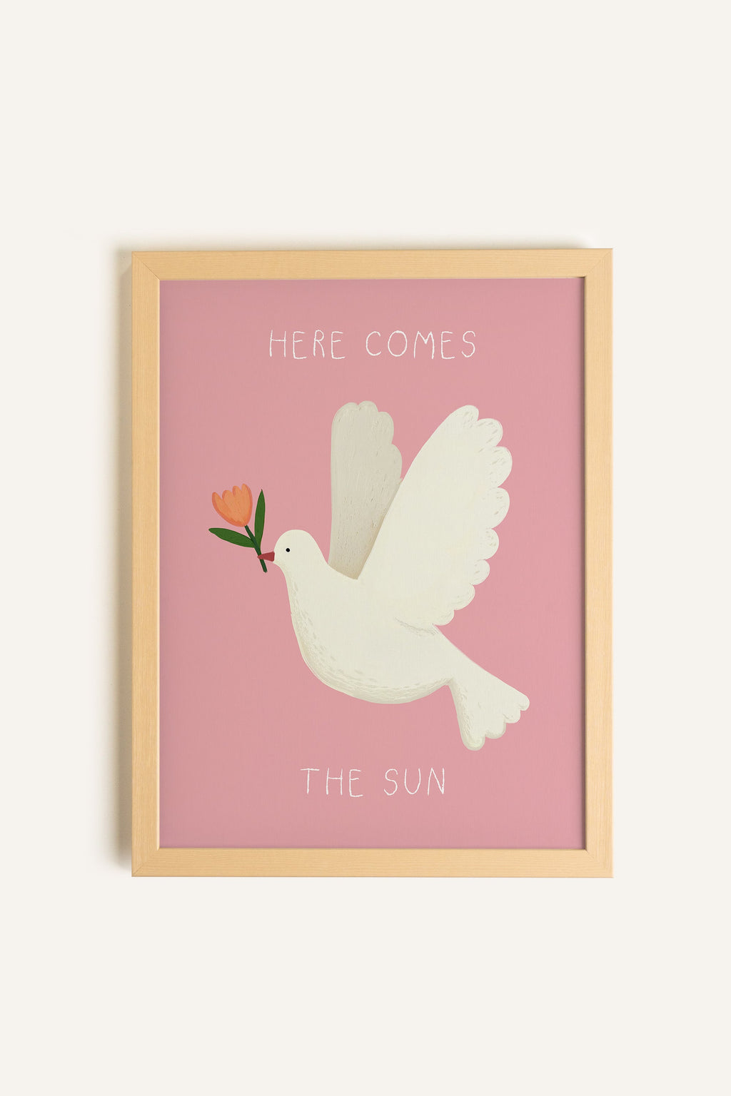 Colombe du Soleil, Toile rigide encadrée
