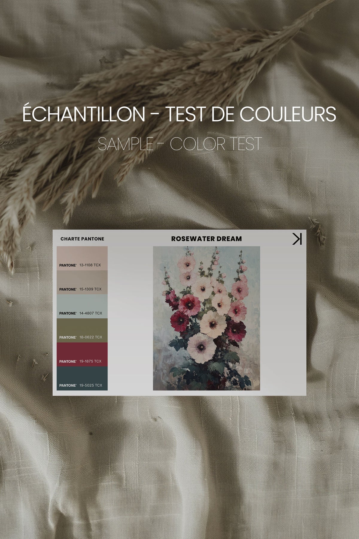 ROSEWATER DREAM, Oeuvre sur toile étirée