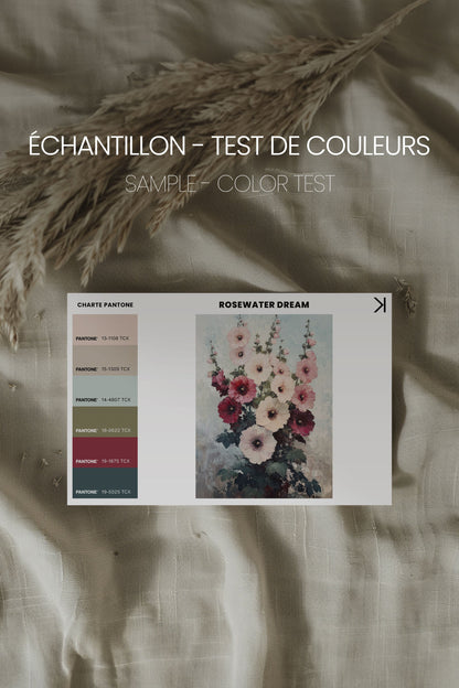 ROSEWATER DREAM, Oeuvre sur toile étirée