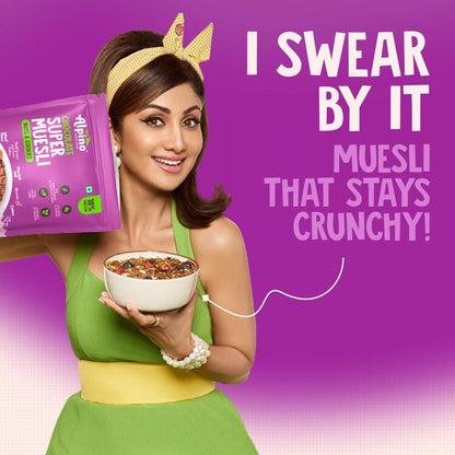 Protein-Rich Super Muesli Chocolate 400g – 61% Whole Grains, 14% Nuts - 17% Protein, Source of Dietary Fibre & Healthy Fats