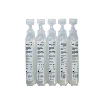 SOLA Sodium Chloride 0.9% Irrigation Solution – 15 mL Ampoules