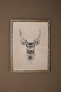 ESQUISSE SAUVAGE, CADRE VINTAGE ARGENT