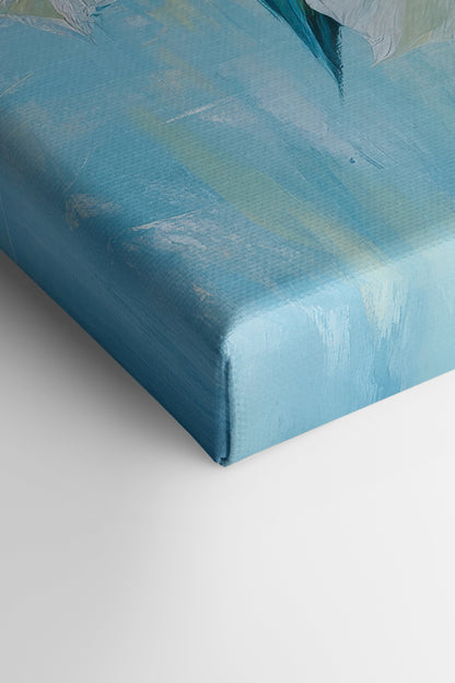AURORE FLORALE, Oeuvre sur toile étirée
