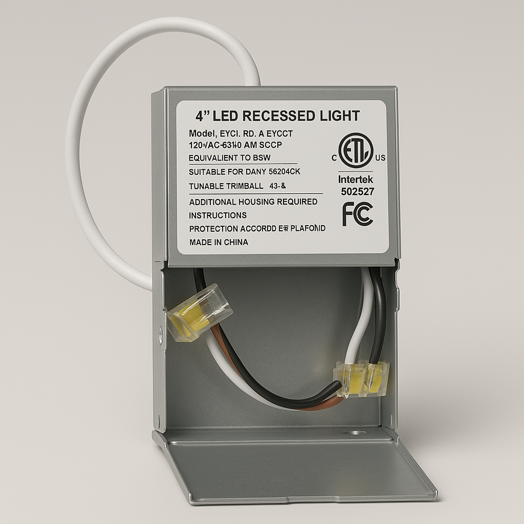 6″ Slim LED Pot Light — 5CCT Selectable (Wafer Downlight) | Energy Star, ETL Listed, IC Rated