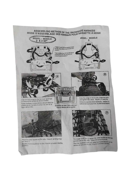 GV Snowshoes Instep Binding Two Piece
