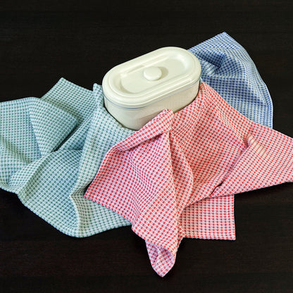 Diamond Waffle Kitchen Towels - Set/3