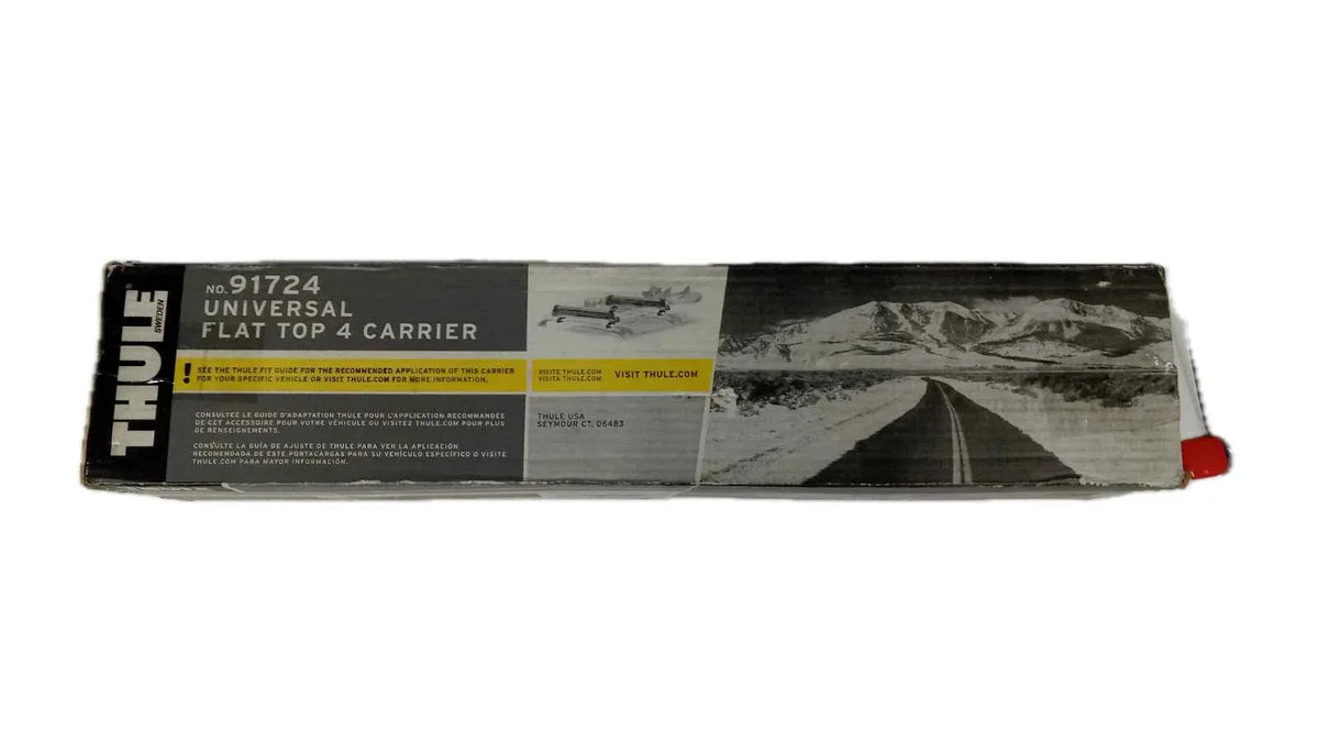Thule 91724 Universal Flat Top 4 Carrier(MISSING PARTS, READ DESCRIPTION)