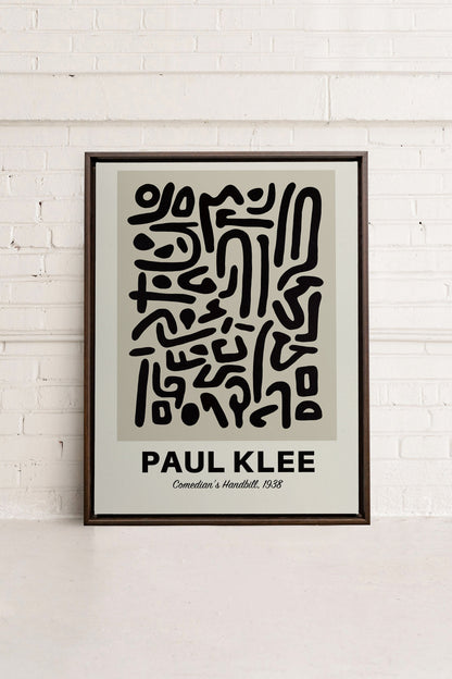 COMEDIAN'S HANDBILL, Oeuvre sur toile étirée