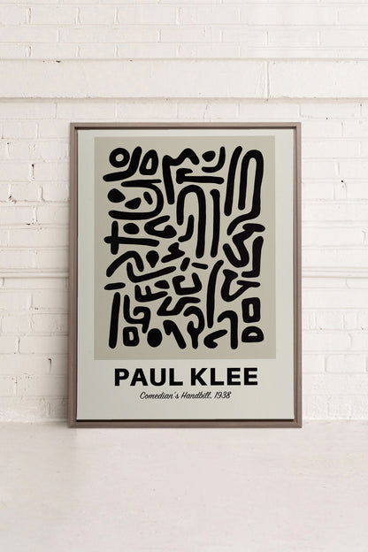 COMEDIAN'S HANDBILL, Oeuvre sur toile étirée
