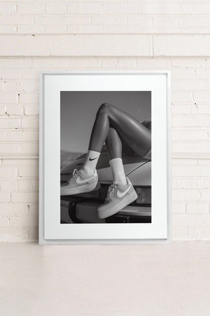 BLACK & WHITE BLISS, Oeuvre sur toile étirée