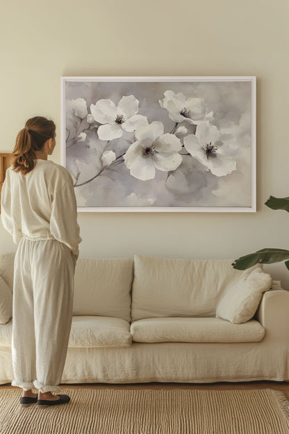CLOUDED Groom, Oeuvre sur toile étirée