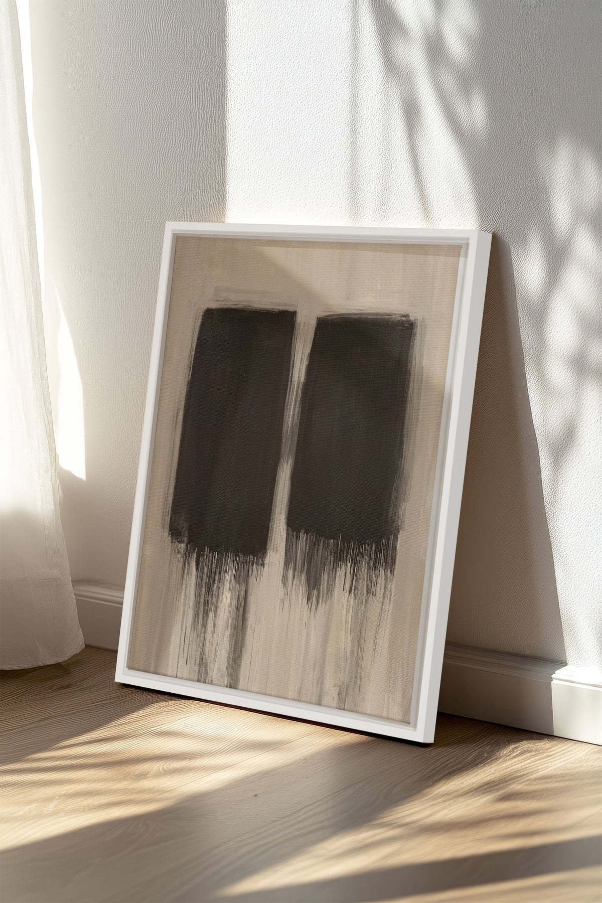 FADING SHADOWS, Oeuvre sur toile étirée