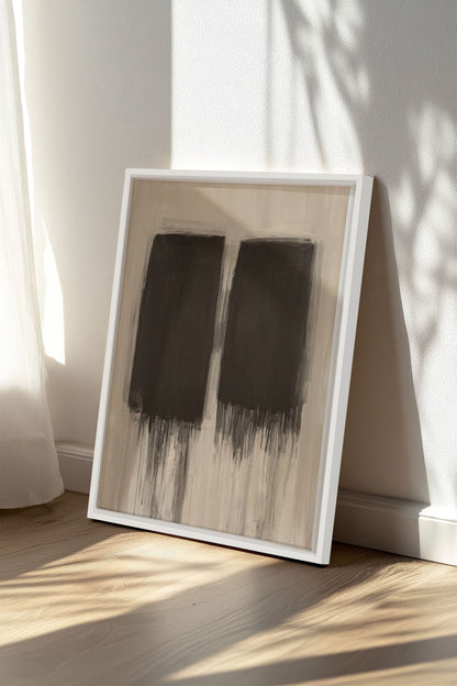 FADING SHADOWS, Oeuvre sur toile étirée