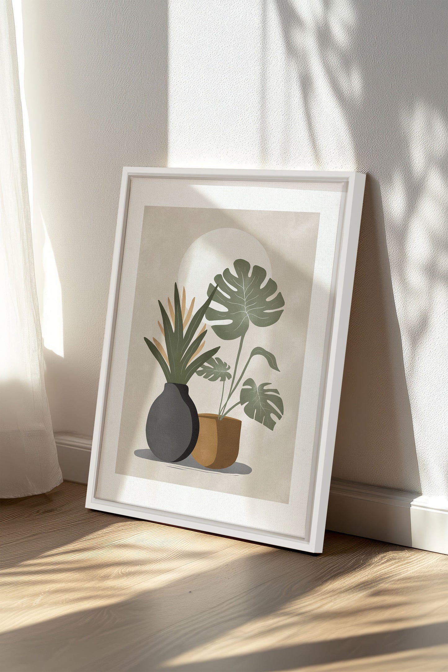DESERT GREENS, Oeuvre sur toile étirée