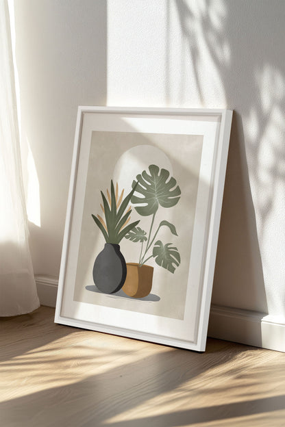 DESERT GREENS, Oeuvre sur toile étirée