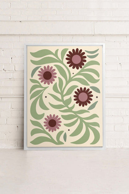 ROSY SPRIGS, Oeuvre sur toile étirée