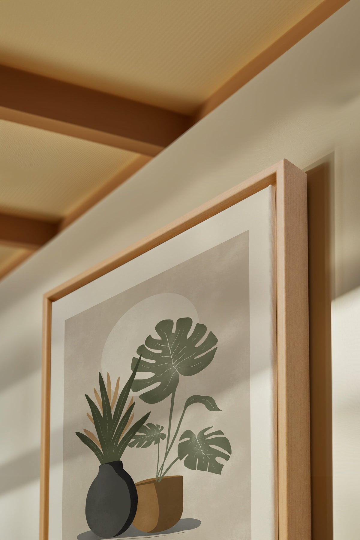DESERT GREENS, Oeuvre sur toile étirée
