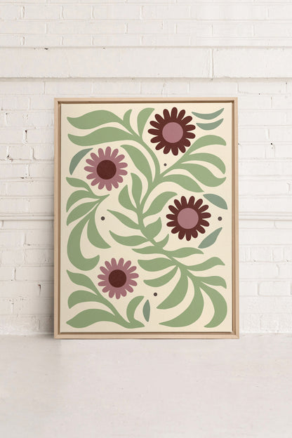 ROSY SPRIGS, Oeuvre sur toile étirée