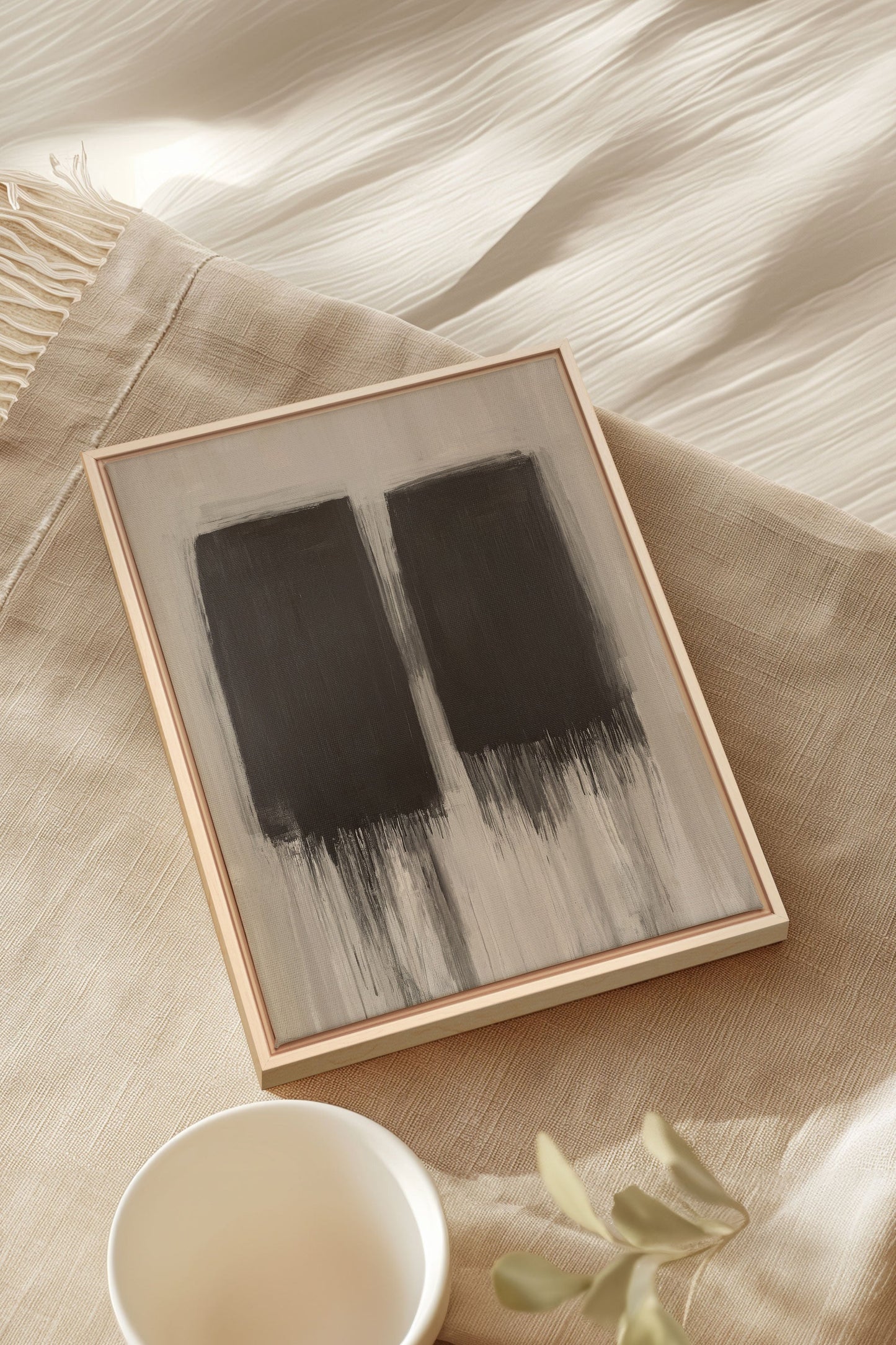 FADING SHADOWS, Oeuvre sur toile étirée