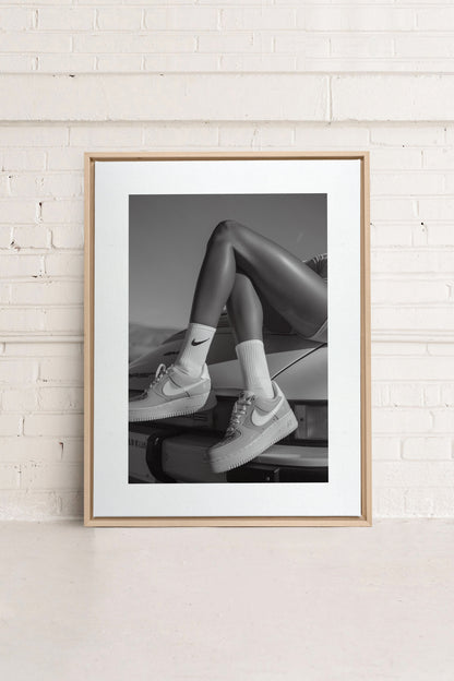 BLACK & WHITE BLISS, Oeuvre sur toile étirée
