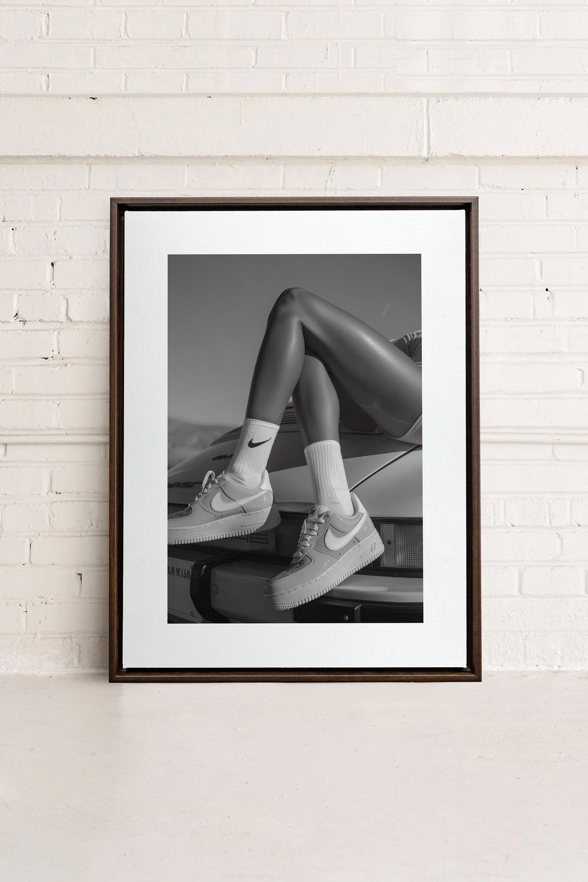 BLACK & WHITE BLISS, Oeuvre sur toile étirée