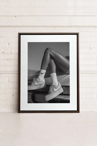 BLACK & WHITE BLISS, Oeuvre sur toile étirée