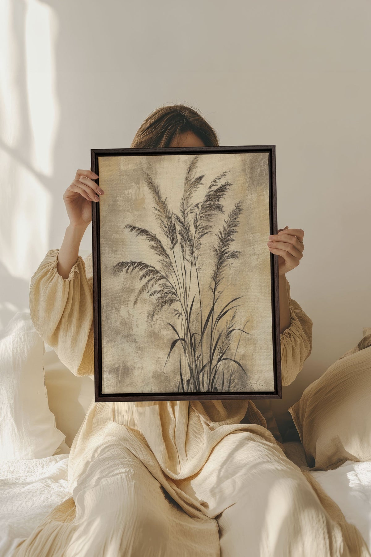 BRISE SAUVAGE, Oeuvre sur toile étirée