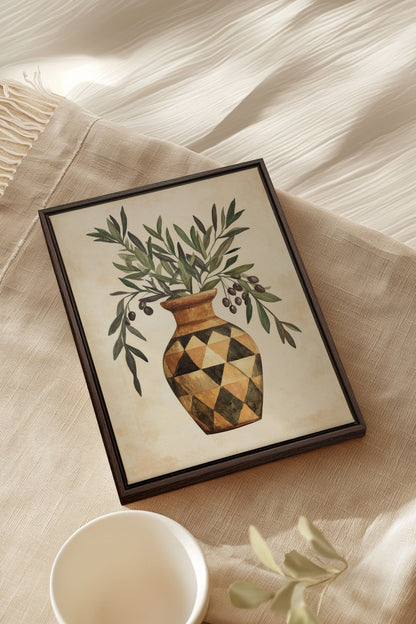PROVENCE GRACE, Oeuvre sur toile étirée