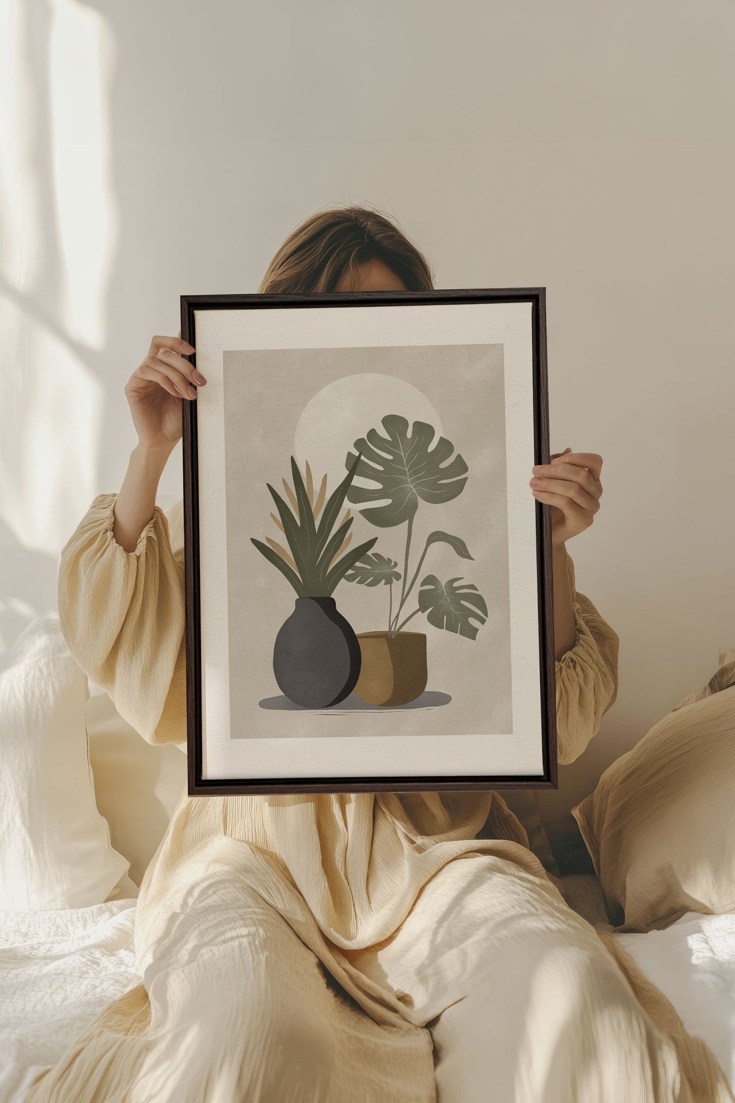 DESERT GREENS, Oeuvre sur toile étirée