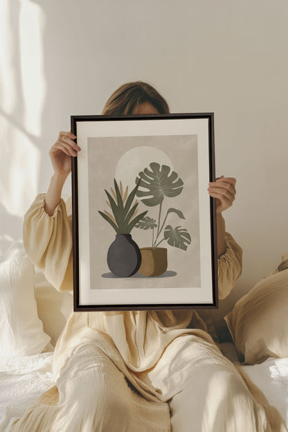 DESERT GREENS, Oeuvre sur toile étirée