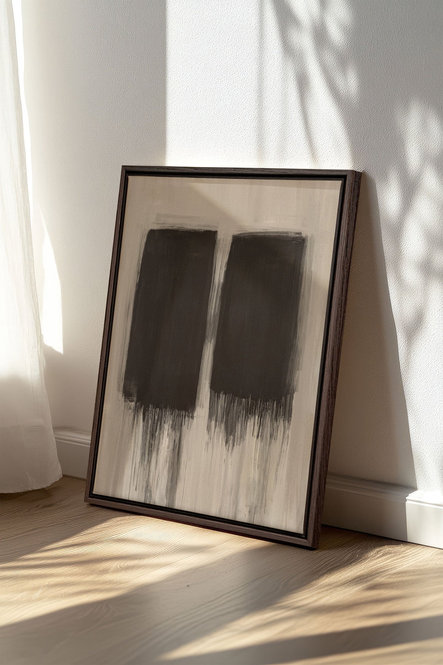 FADING SHADOWS, Oeuvre sur toile étirée
