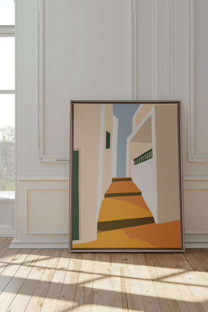 PASSAGE, Oeuvre sur toile étirée