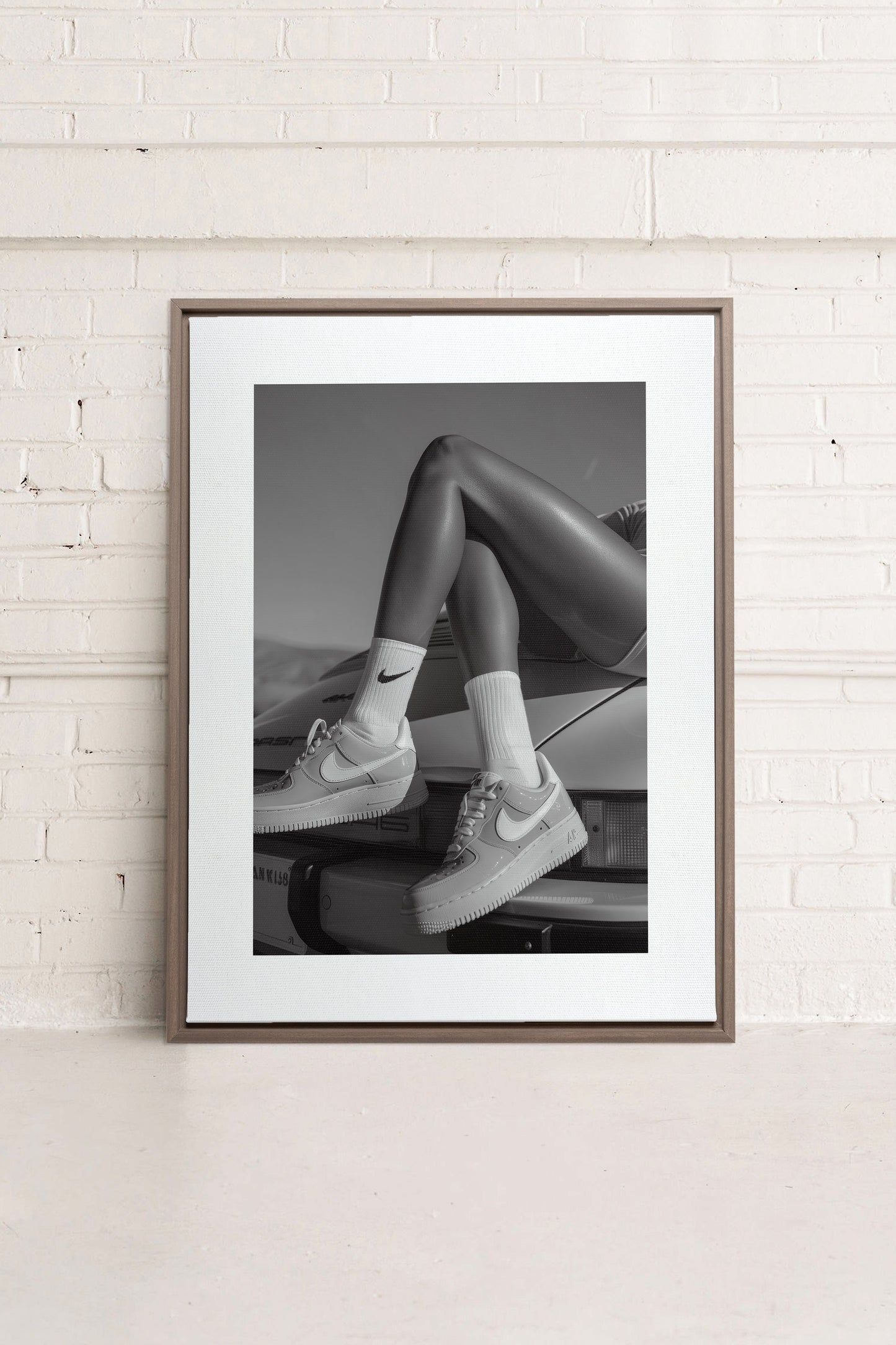 BLACK & WHITE BLISS, Oeuvre sur toile étirée