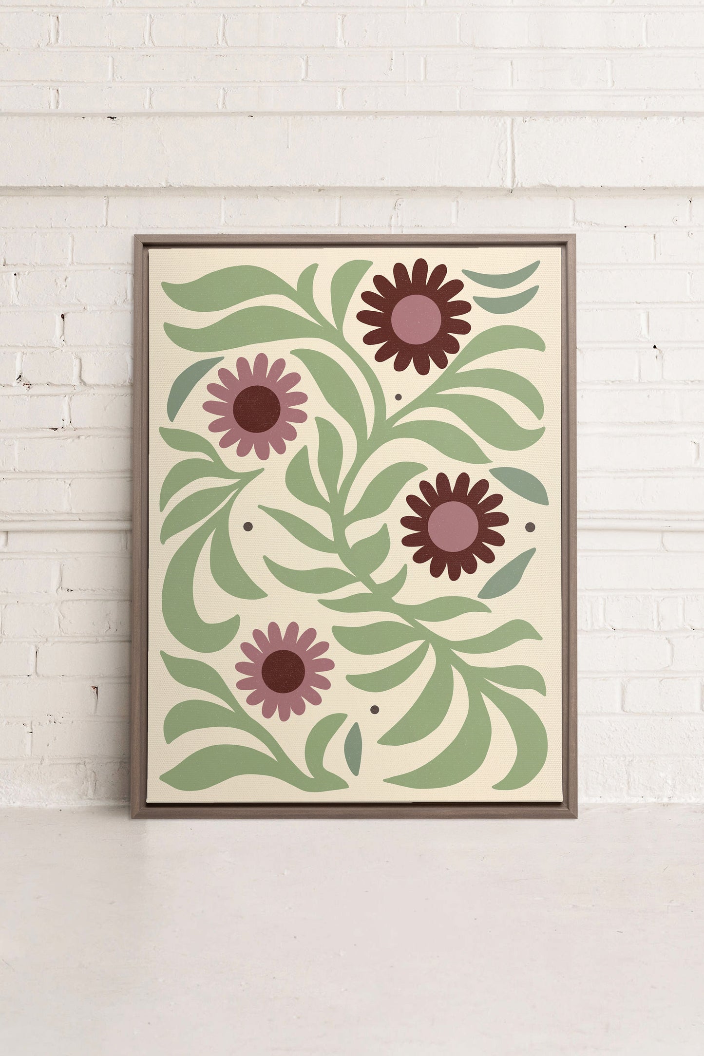 ROSY SPRIGS, Oeuvre sur toile étirée