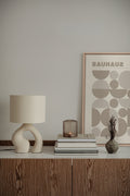 Round sculptures, toile imprimée